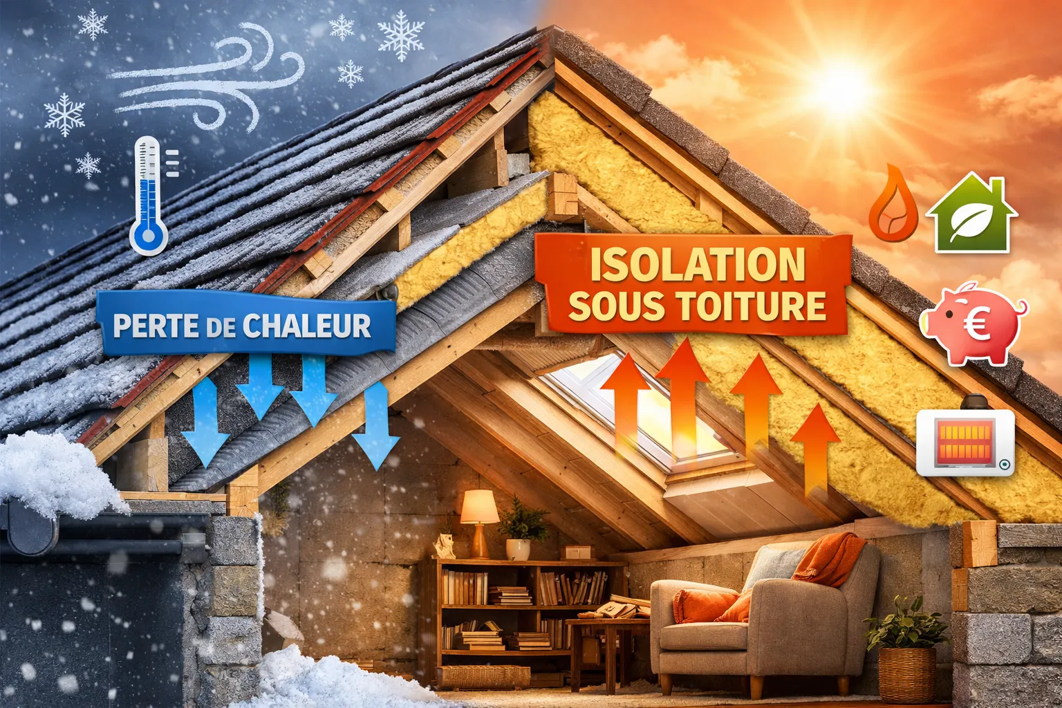L’importance de l’isolation sous toiture